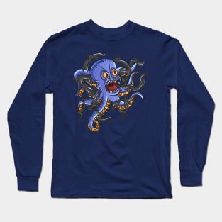 Cute Octopus Monster Design Long Sleeve T-Shirt